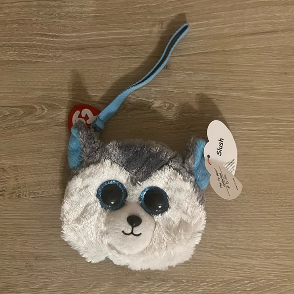 Ty Other Ty Slush The Husky Zipper Pouch Wristlet Poshmark